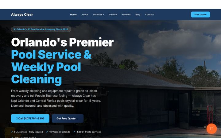 Always Clear website