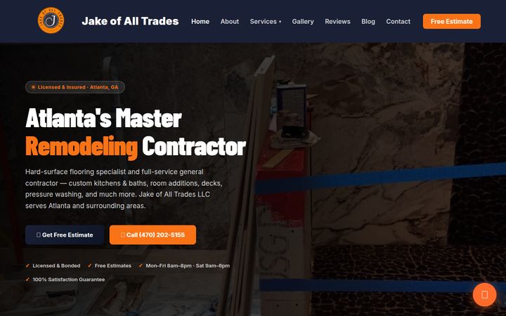 Jake of All Trades website