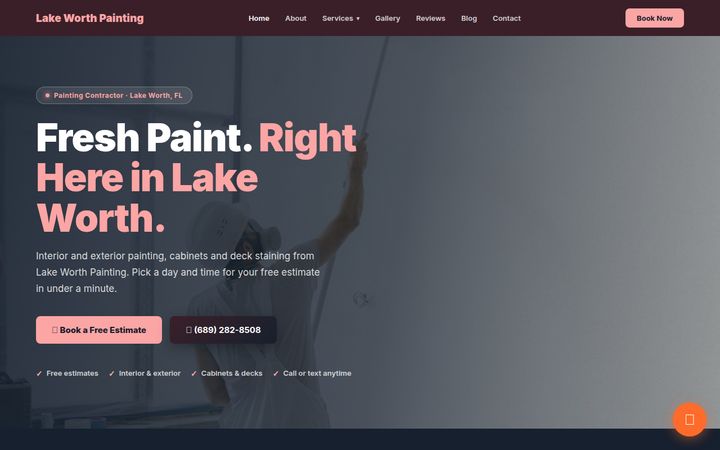 Lake Worth Painting website