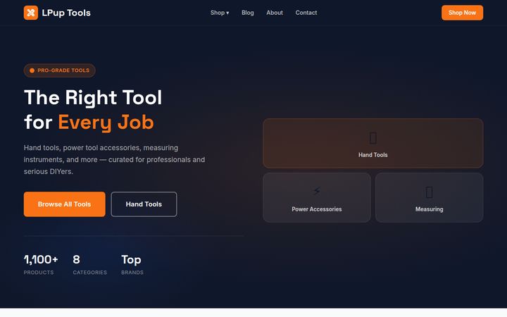 LPup Tools website
